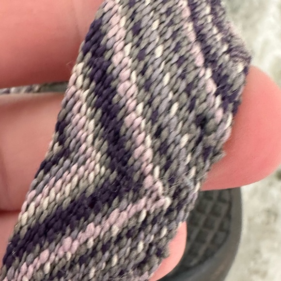 Chaco W11 Womens ZX/2 Yampa Gray/ Purple Straps Toe Loop Sandals Shoe hiking - Picture 4 of 5